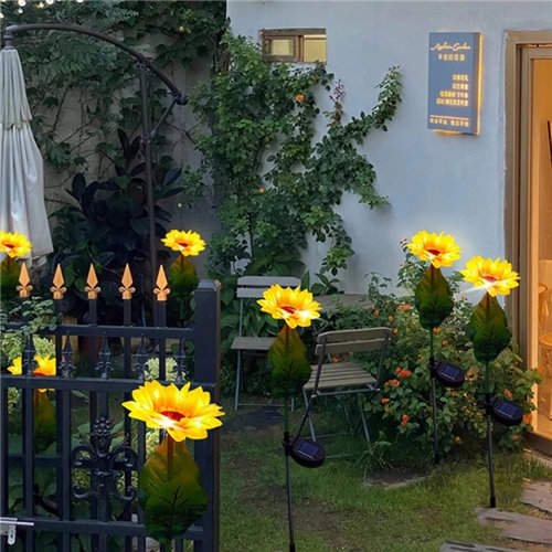 Solar Sunflowers Light !-CAROANN