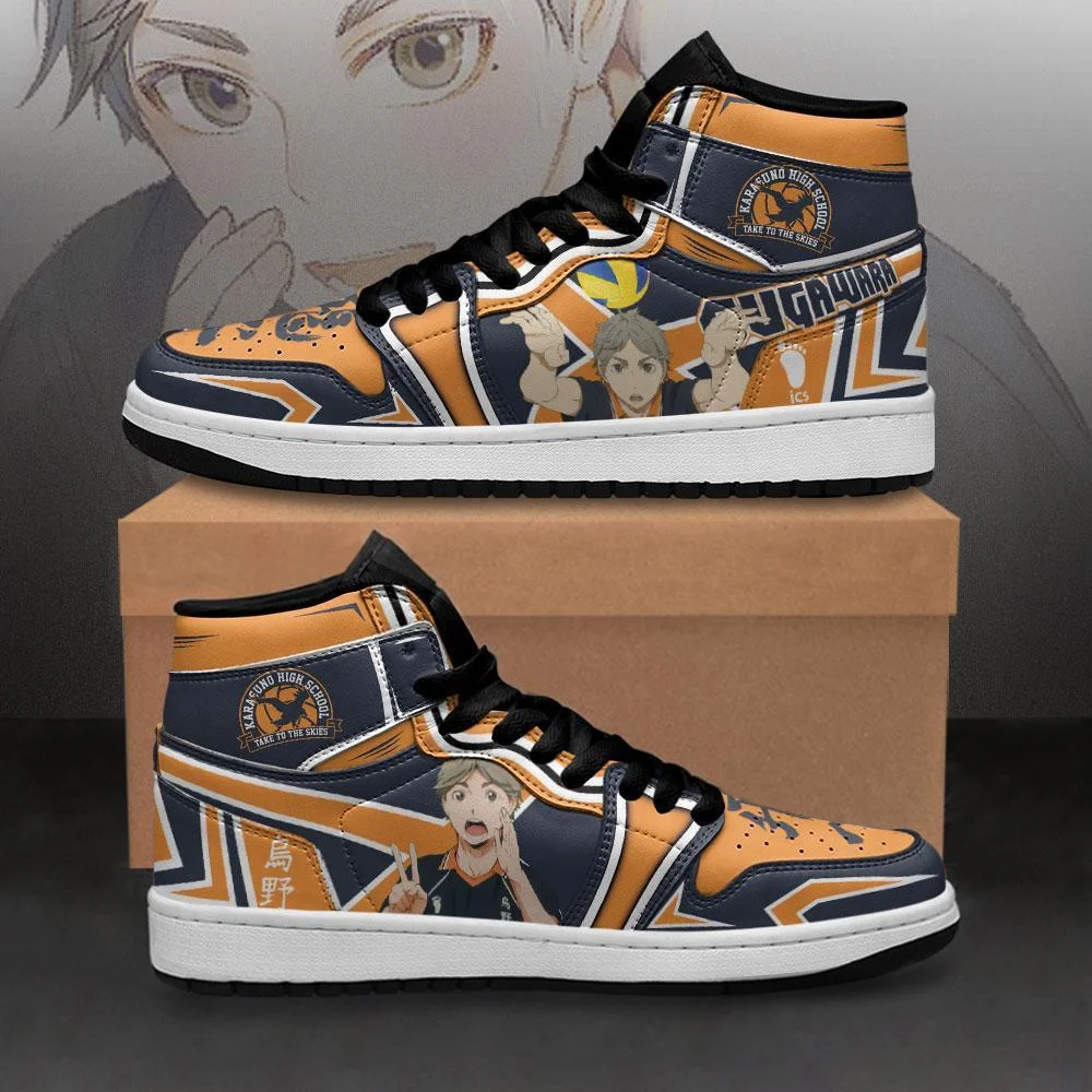 Kingofallstore - Karasuno Sugawara Koushi Sneakers Haikyuu Anime Shoes MN10