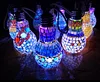 DIY Mosaic Art Light Bulb Candle Holder Material Package Handmade Design Kit