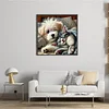 Dog Cat-11CT Stamped Cross Stitch 40*40cm/15.75*15.75in tapestrymarket