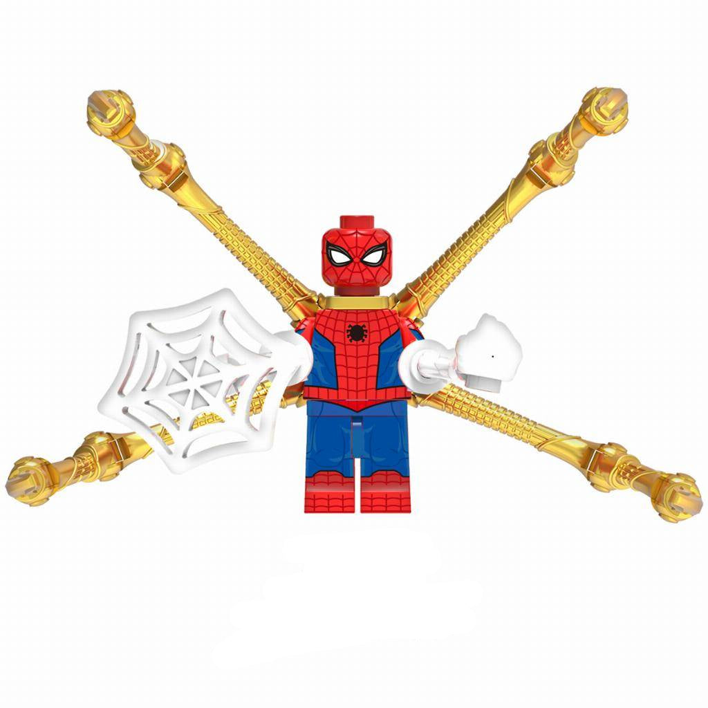 Spider-man (Your Friendly Neighborhood Spider-Man) Custom Marvel Superhero Minifigure Minifigure Bricks monstertoys