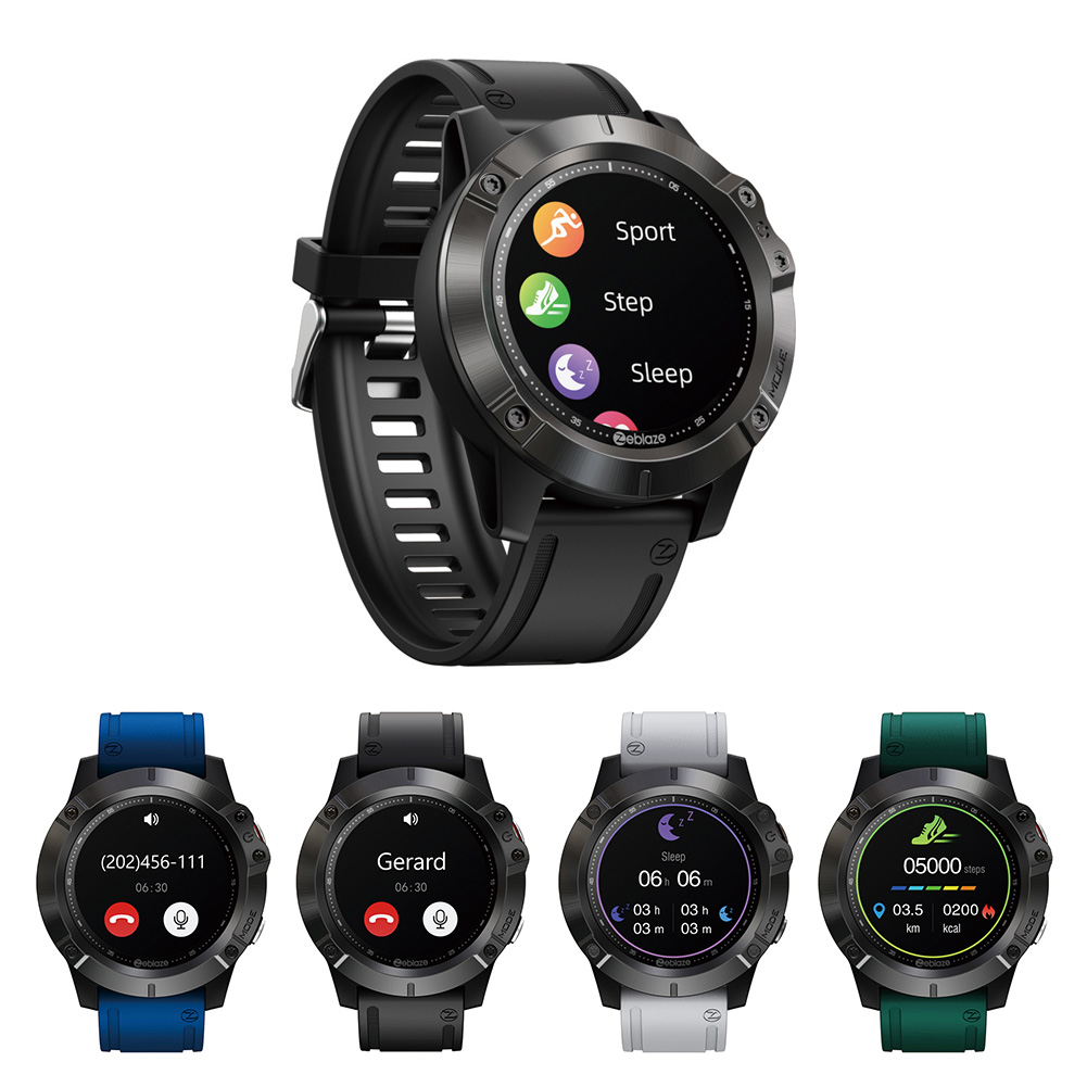 

Zeblaze VIBE 6 Smart Watch 1.3 inch IPS Screen Bluetooth Fitness Tracker, Blue, 501 Original