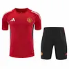 2025/2026 Manchester United Pre-Match Training Red Shirt+Shorts 1:1 Thai Quality