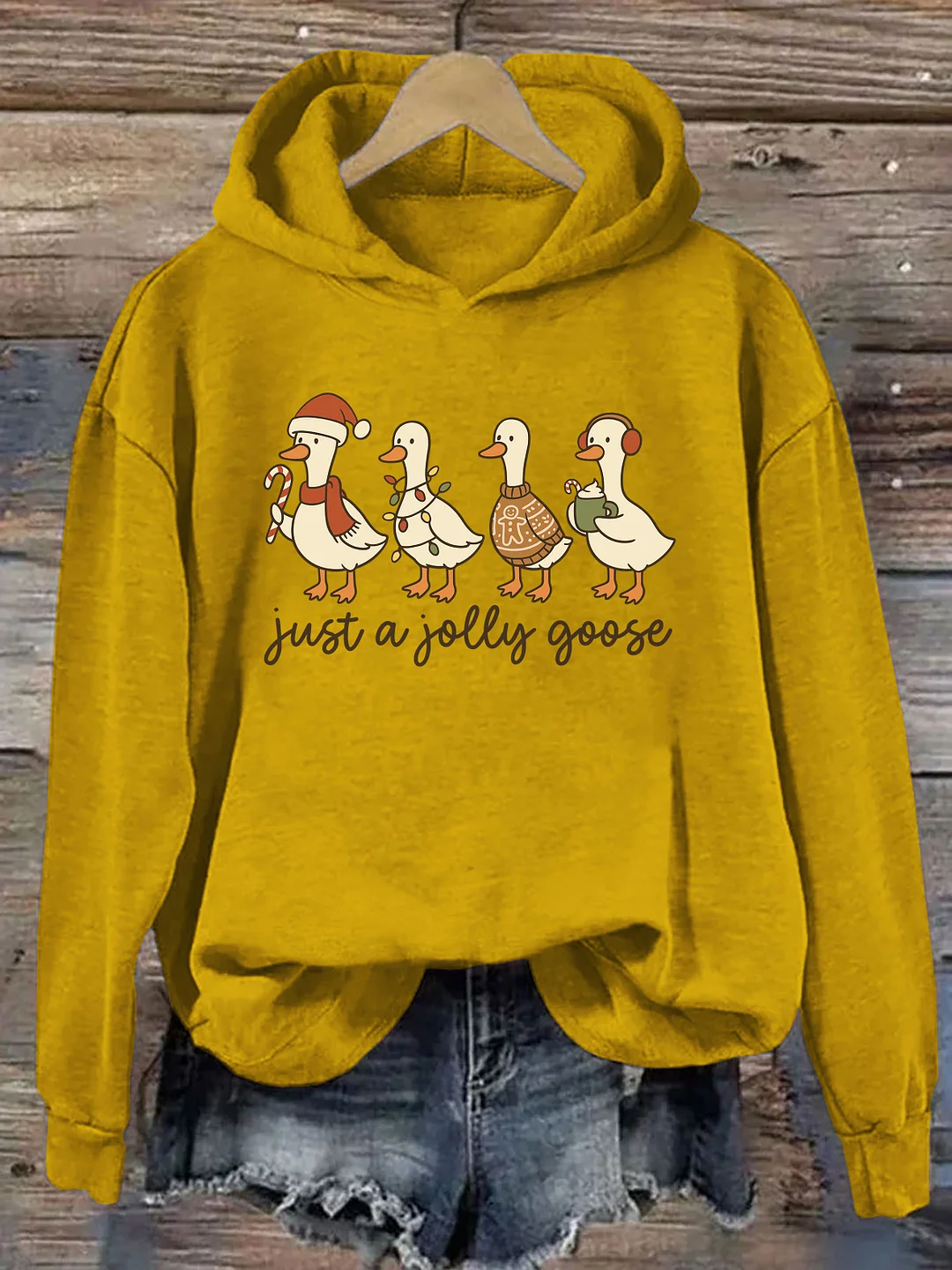 Funny Christmas Goose Hoodie