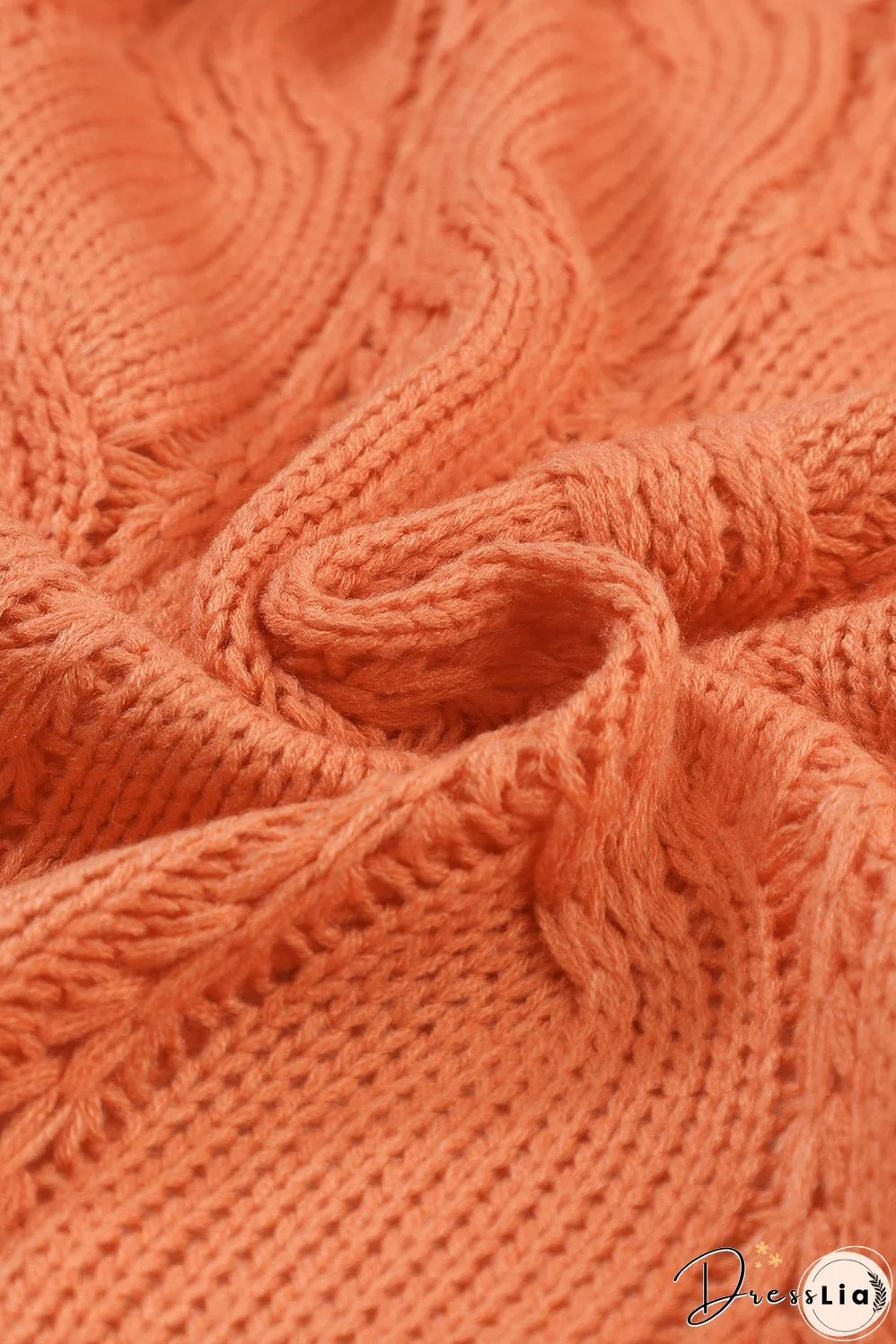 Cable Knit Sweater Cardigan
