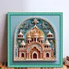 Paper Quilling Castle-14CT Stamped Cross Stitch 40*40cm/15.75*15.75in tapestrymarket