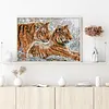 Two Tigers-14CT Stamped Cross Stitch 55*40cm/21.65*15.75in tapestrymarket