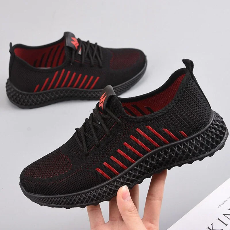 Women sneakers Mesh Breathable sports shoes Lightweight super running shoes Lace-Up soft basketball shoe woman