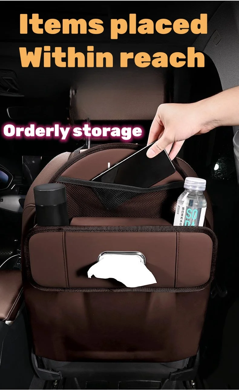 Multi-function large-capacity storage bag for cars