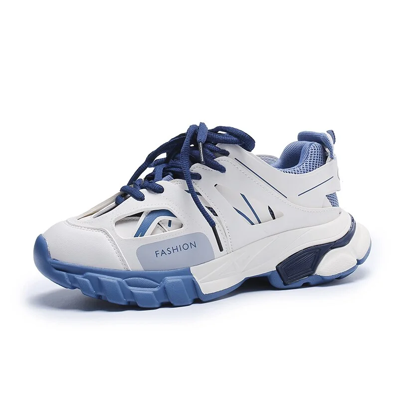 Designer Sneakers Women Dad Shoes 2021 Fashion Brand Zapatillas Mujer Ladies Trainers Trendy Casual Chunky Sneakers Woman Tenis