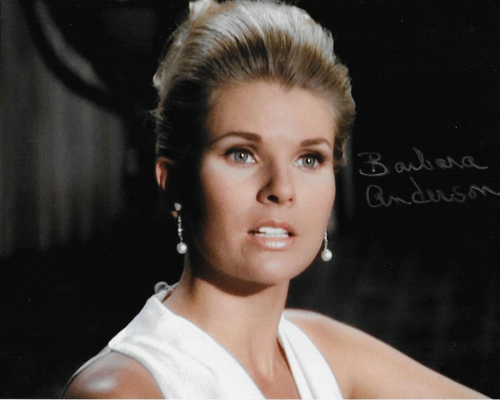 Barbara Anderson Original Autographed 8x10 Photo Poster painting - Ironside, Star Trek