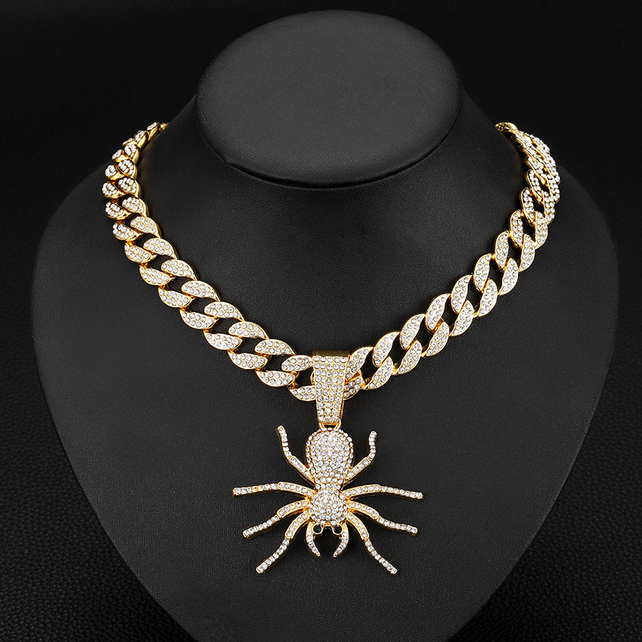 Sopula Hip Hop Cool Diamond Spider Cuban Necklace - SOPULA