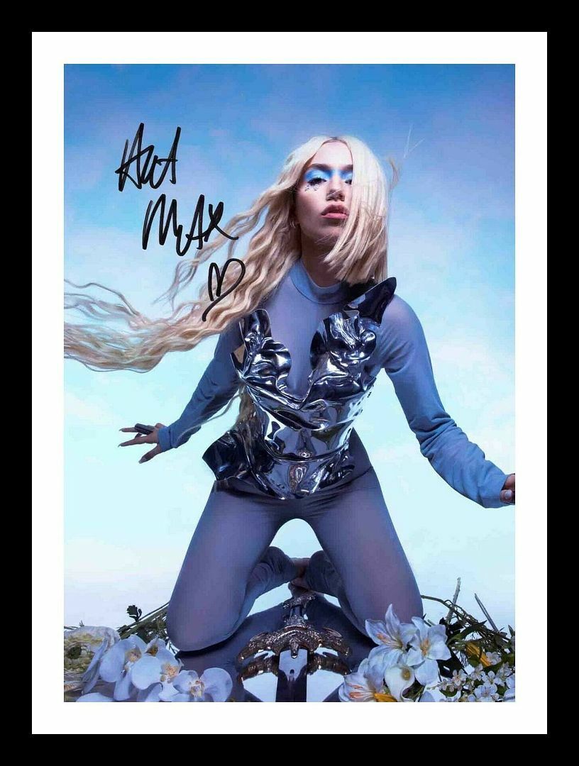 Ava Max Autograph Signed & Framed Photo Poster painting 1