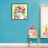 Diamond Painting -DIY Round Drill Cute Funny Cat