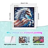 Diamond Painting-DIY Crystal Rhinestone Flag Horse