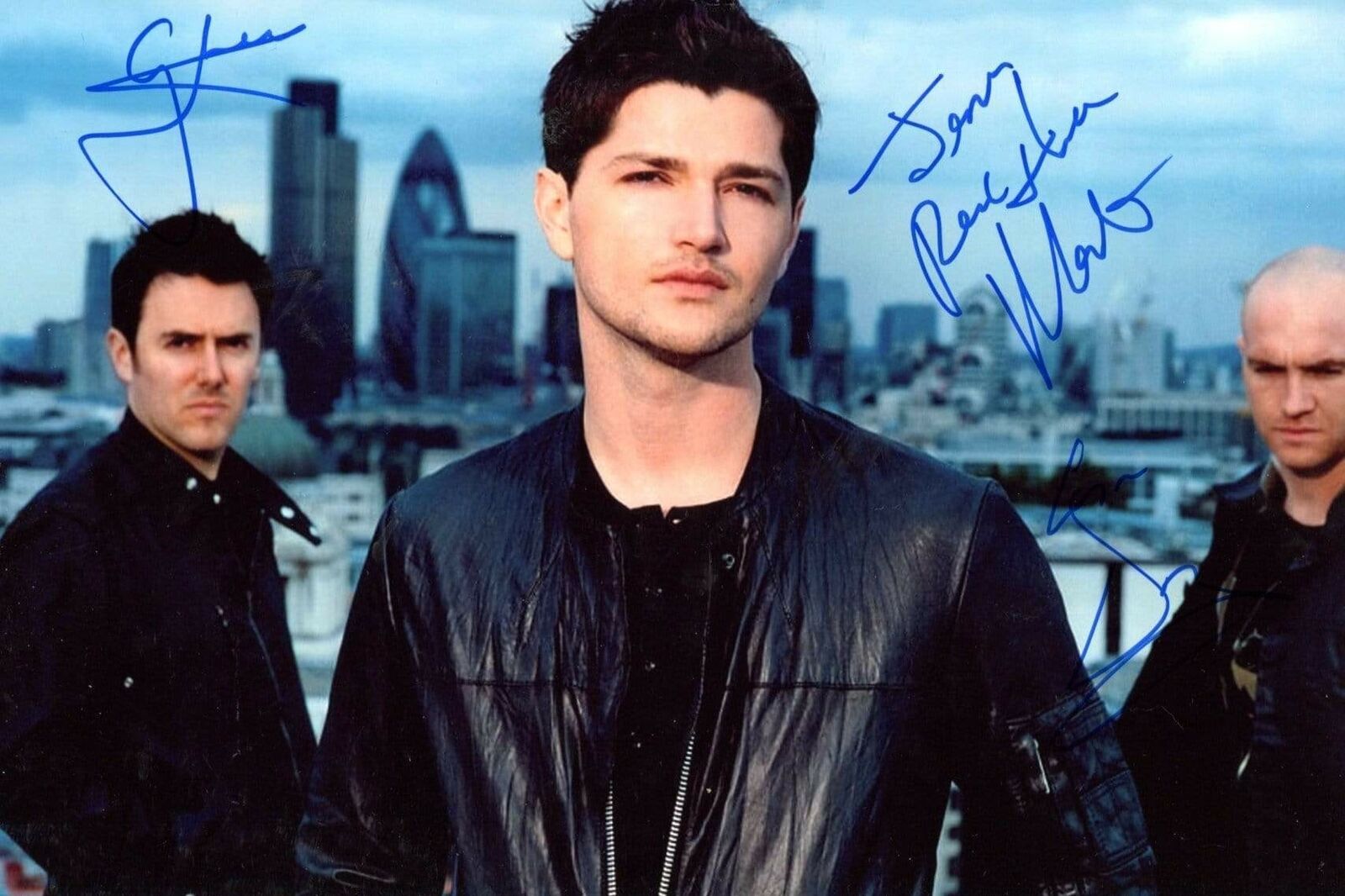 The Script IRISH POP BAND autograph, In-Person signed Photo Poster painting
