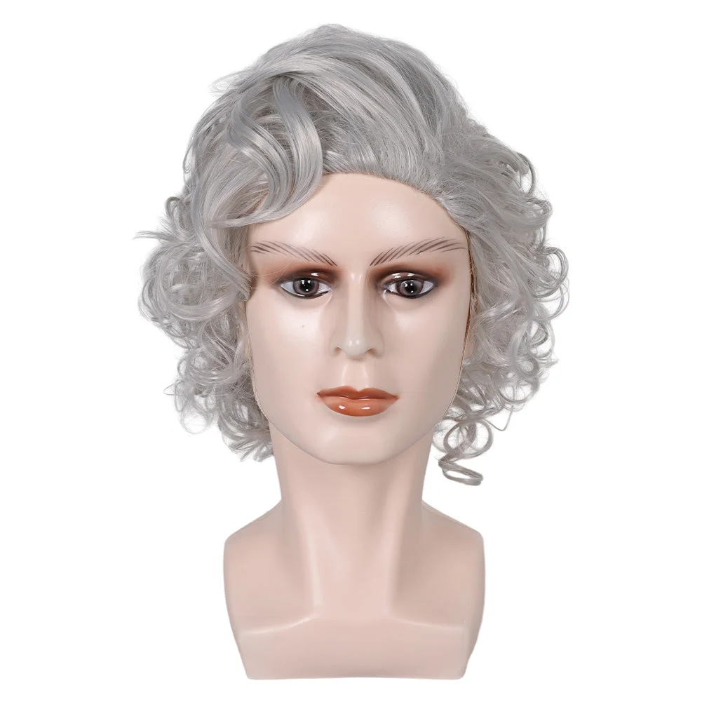 Game Baldur's Gate Astarion White Cosplay Wig Heat Resistant Synthetic Hair Carnival Halloween Party Props