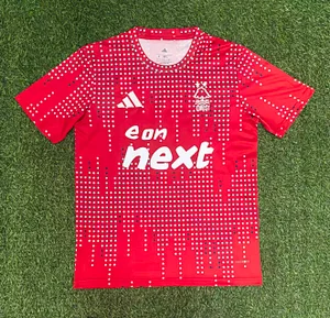 2025/2026 Nottingham Forest Pre Match Training Red Football Shirt 1:1 Thai Quality