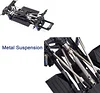 AMK 313mm Wheelbase RC Crawler Chassis Frame Builders Kit with 2-Speed Transmission 35T 550 Motor for TRX4 D90 DIY Upgrade (Chassis with Wheels)