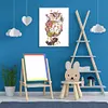 uk.everydayedeals (Limited Stock)Cross Stitch - 11ct Stamped - Aigle de chats de fleurs (40*55cm)