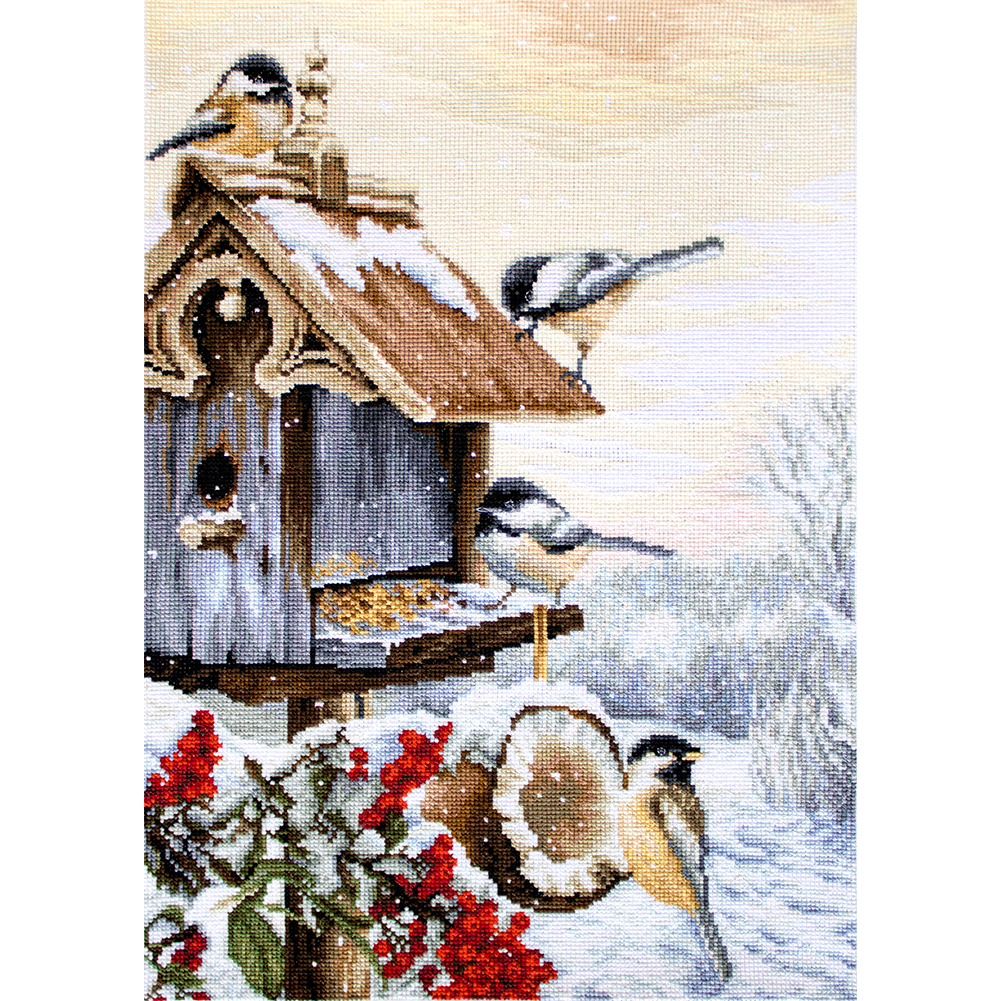 

Bird Nest - 11CT Stamped Cross Stitch - 40*58CM, 501 Original
