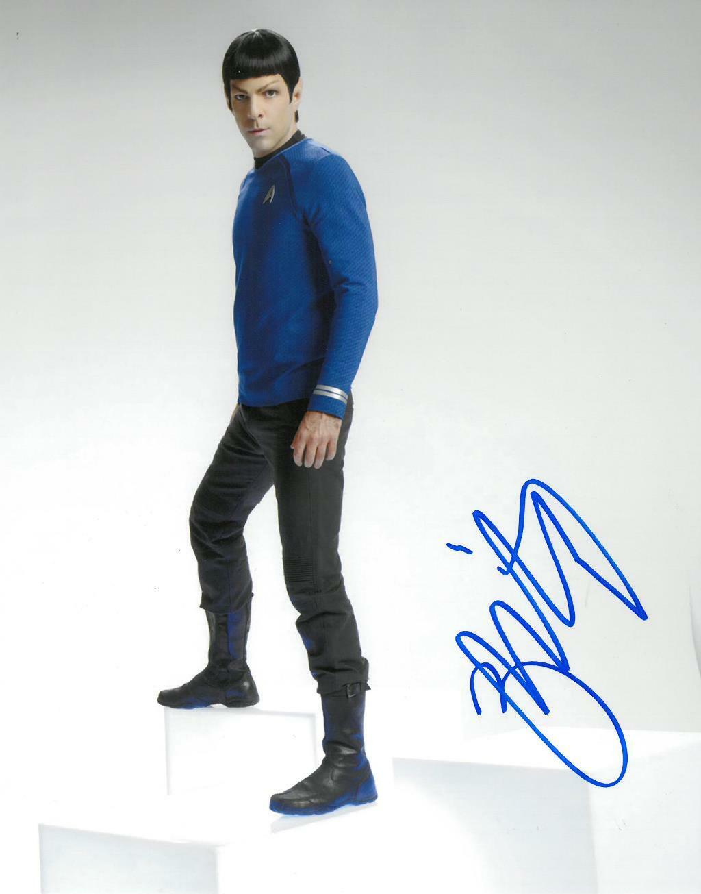 Zachary Quinto Signed Star Trek DS-9 Autographed 8x10 Photo Poster painting PSA/DNA #AE98630