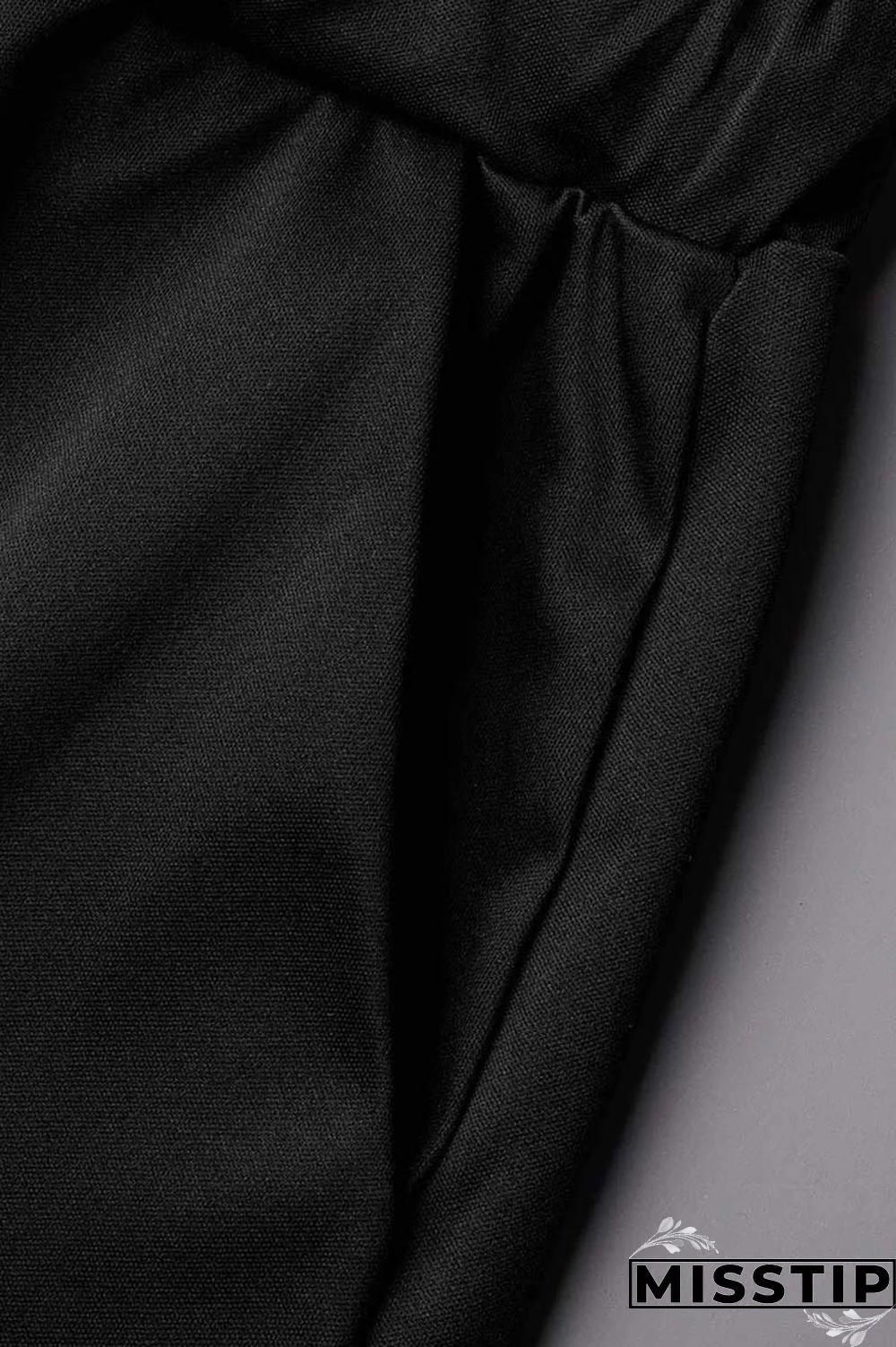 Black Casual Letter Print Patchwork V Neck Short Sleeve Two Pieces