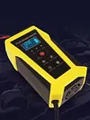 12V6A EU Battery Charger Smart Fast Charger with Intelligent Pulse Repair Battery Smart Fast Charge Tool Digital Display High Power Fast Chargers Universal for Cars and Motorcycles