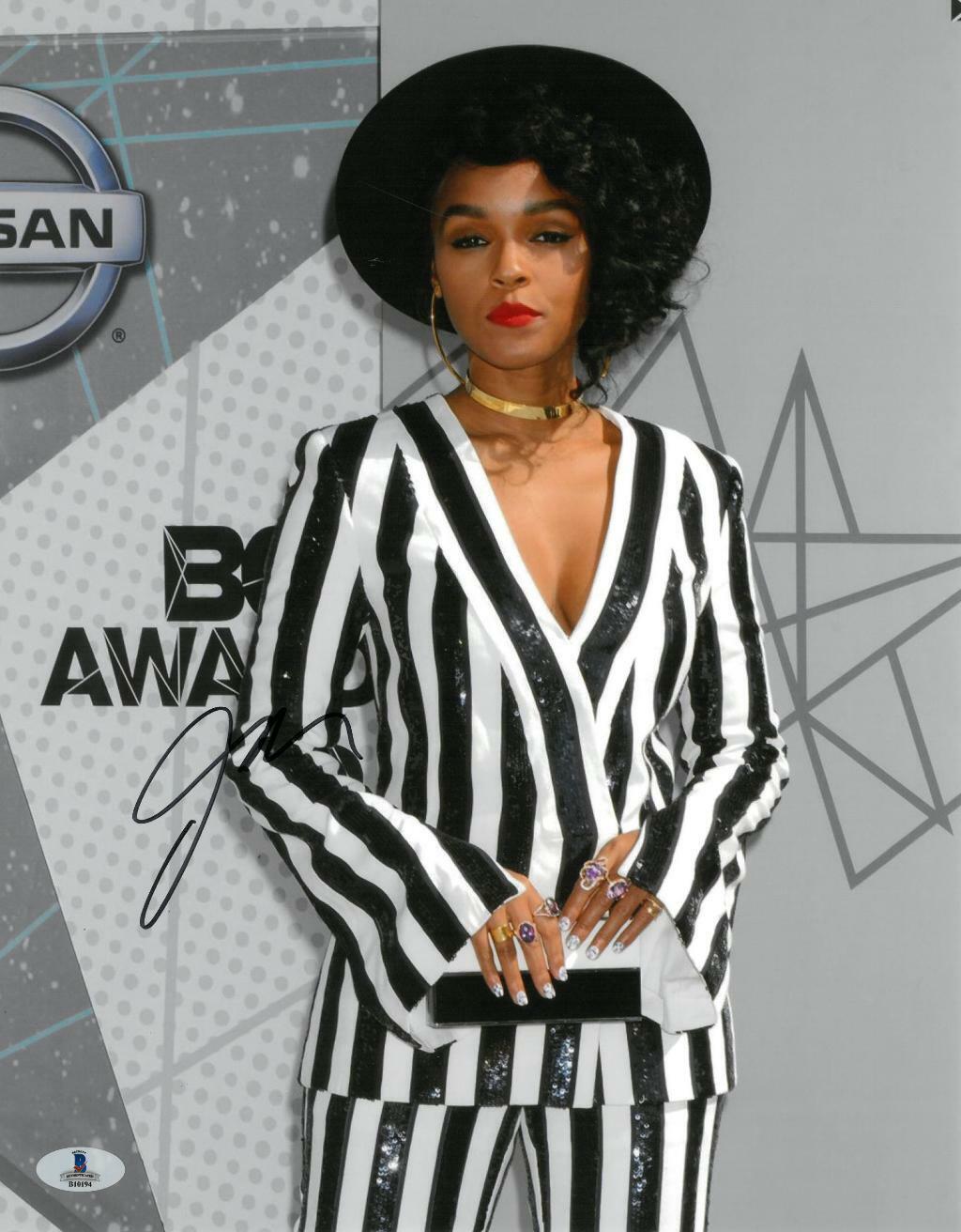 Janelle Monae Signed Authentic Autographed 11x14 Photo Poster painting BECKETT #B10194