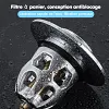 Bouchon universel de fuite de t&ecirc;te d'eau de lavabo