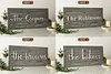 Custom Wood Sign Wedding Gift Home Decor