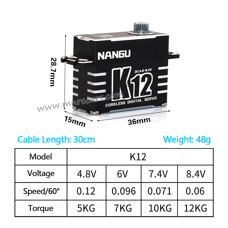 MN Model MN128 RC Car Parts 25g full metal hollow digital servo (Free original 25T full metal servo arm)
