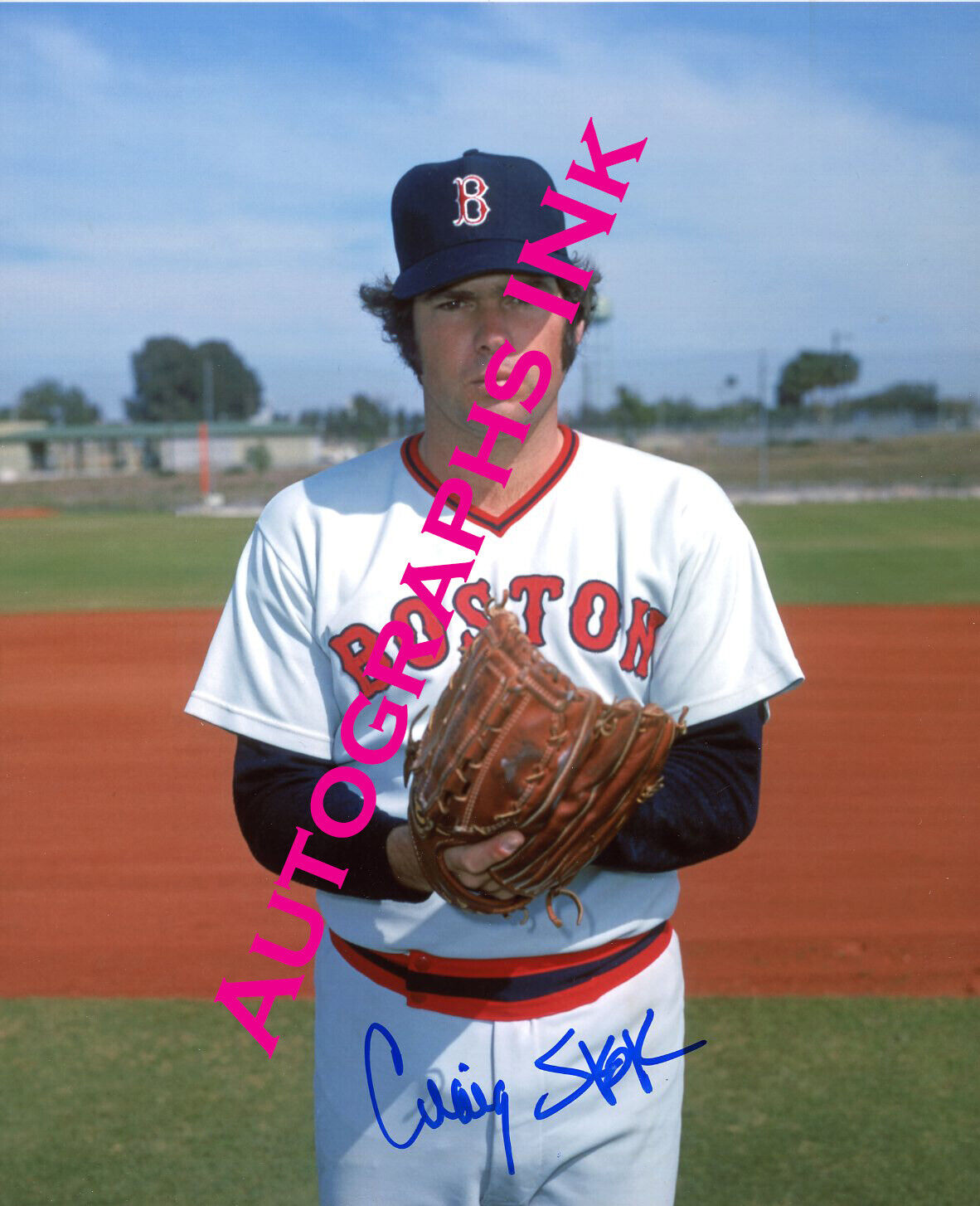 Craig Skok autographed 8x10 Boston Red Sox Topps Vault #1