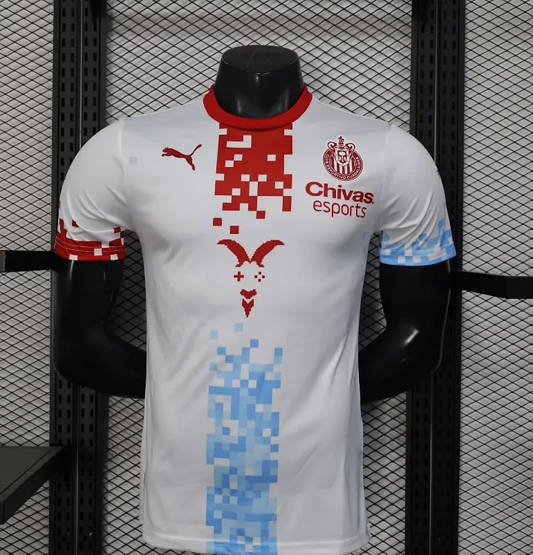 2025-26 Chivas White Jersey - Player Edition