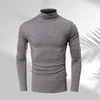 Gioiacombo&trade; Maglia a collo alto da uomo in tinta unita autunno e inverno