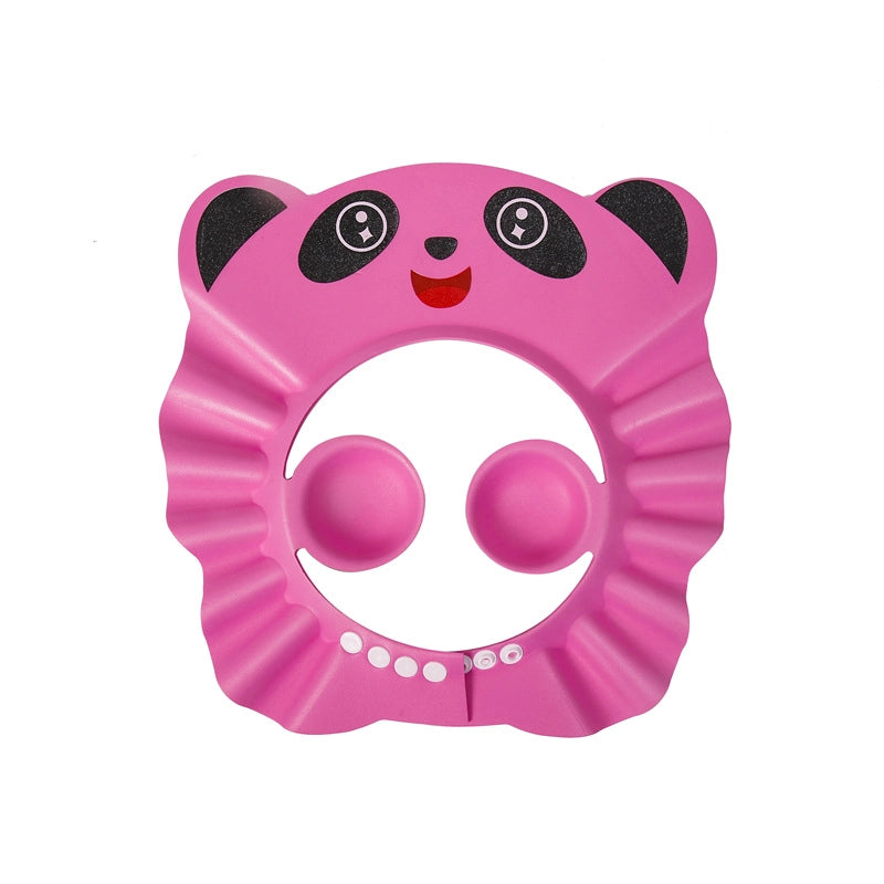 Cute Cartoon Waterproof Ear Protection Shampoo Cap Baby Accessories