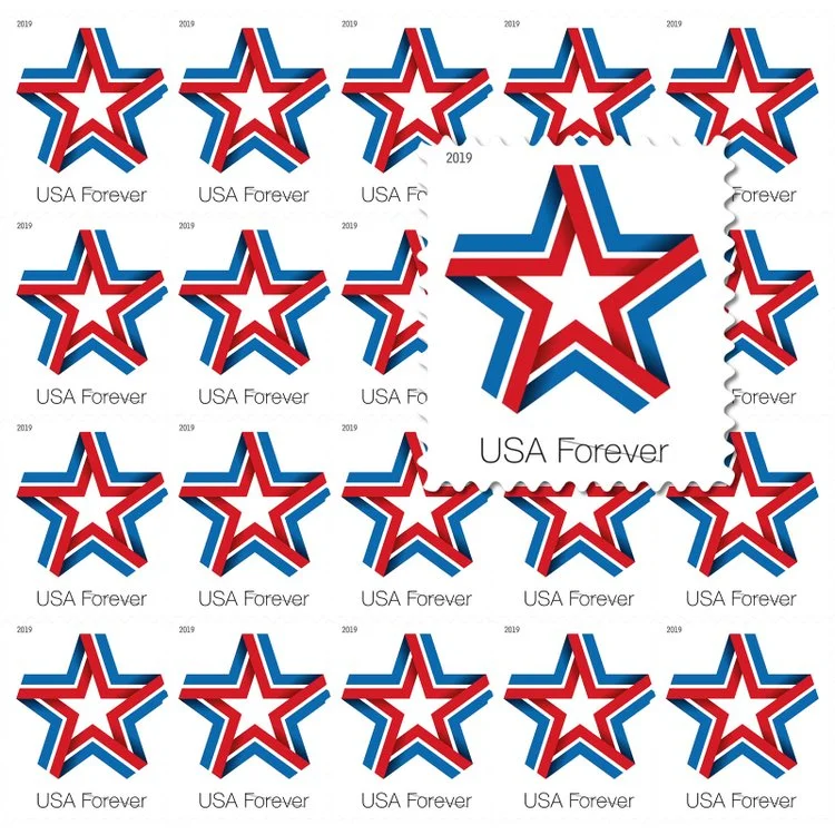 (2019) USPS Star Ribbon Forever Stamps