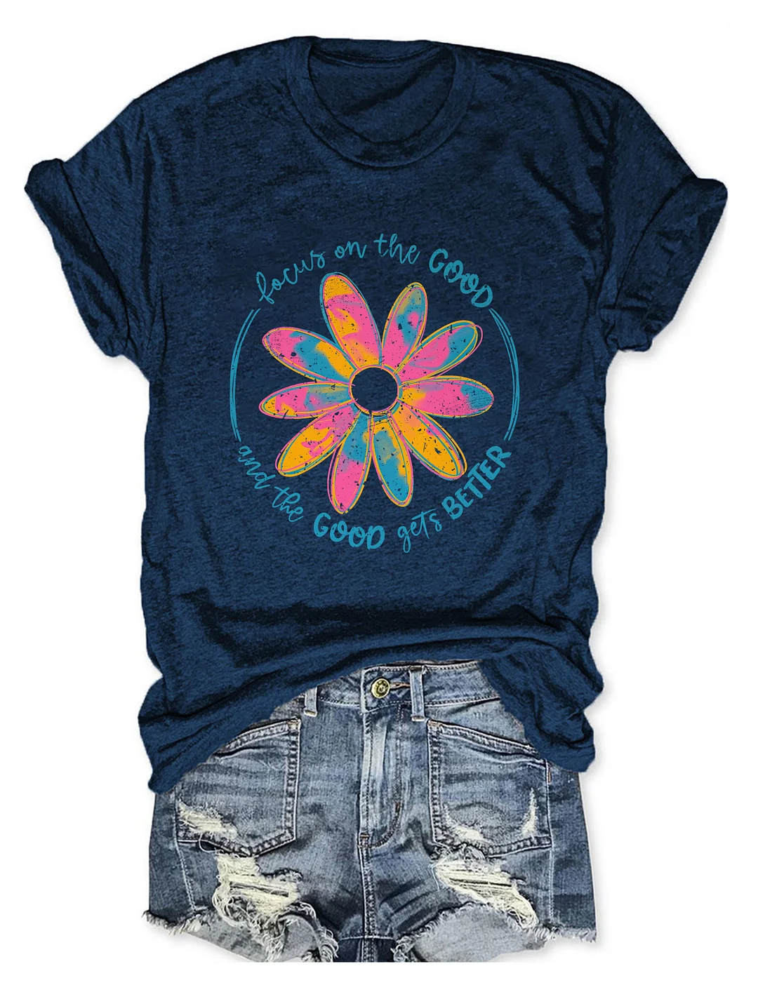 Focus On The Good Boho Hippie T-shirt