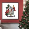 Christmas Cardinal-Partial Special Shaped Diamond Painting 30*30CM