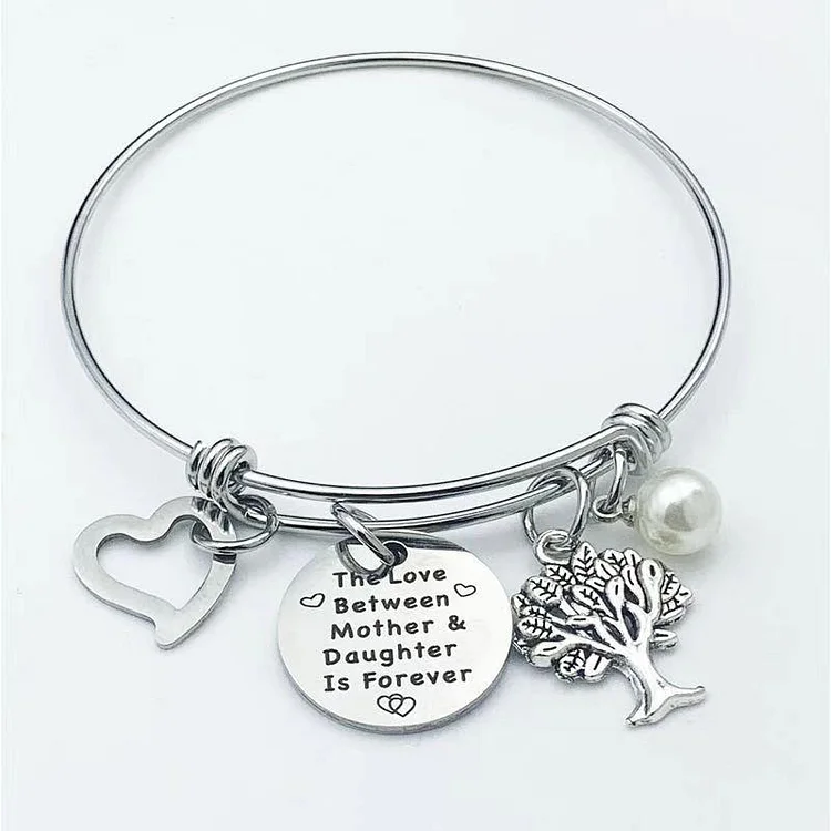 The Love Between Mother and Daughter is Forever Bangle
