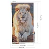 (40*70cm)Lion - Full Round Drill Diamond Painting