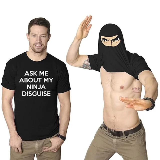 Ask Me About My Ninja Disguise T-shirt socialshop