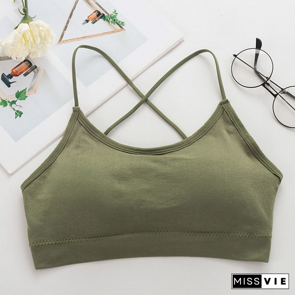 Sexy Lace Bralette Tube Tops Bandeau Summer Women Lace Bra Tanks Crop Tops Bandeau Girl Underwear Solid Color Camisole Hot Sale