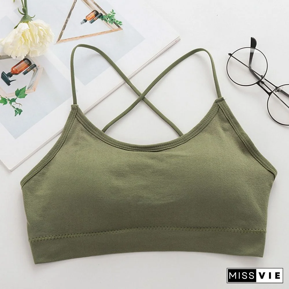 Sexy Lace Bralette Tube Tops Bandeau Summer Women Lace Bra Tanks Crop Tops Bandeau Girl Underwear Solid Color Camisole Hot Sale