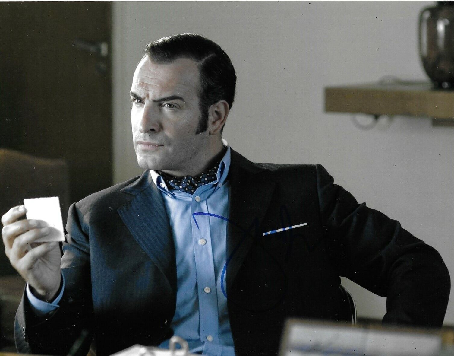 Jean Dujardin Signed 10x8 Photo Poster painting AFTAL