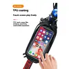 1.5L Bike Front Frame Bag Hard Shell Cycling Pouch for Road Bikes Mountain Bikes