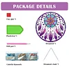 (US Only)2D Flat DIY Diamond Painting Art Pendant Window Hanging Fantasy Dream Catcher