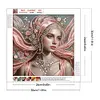 Lady beauty - peinture diamant de forme sp&eacute;ciale - 30*30cm