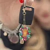 DIY Diamond Mosaic Keychain Christmas Countdown Mystery(Christmas-12pcs)