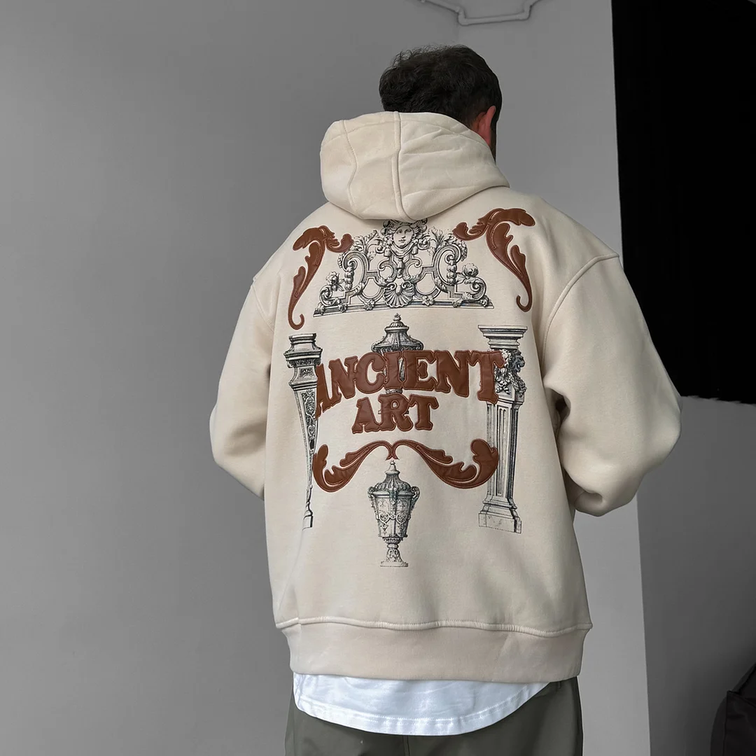 Street Lettering Oversized Hoodie